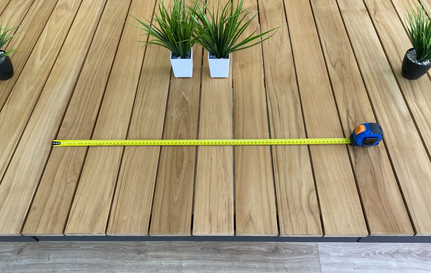 Стол обеденный ТЕЛЛА XL из тика 300x100