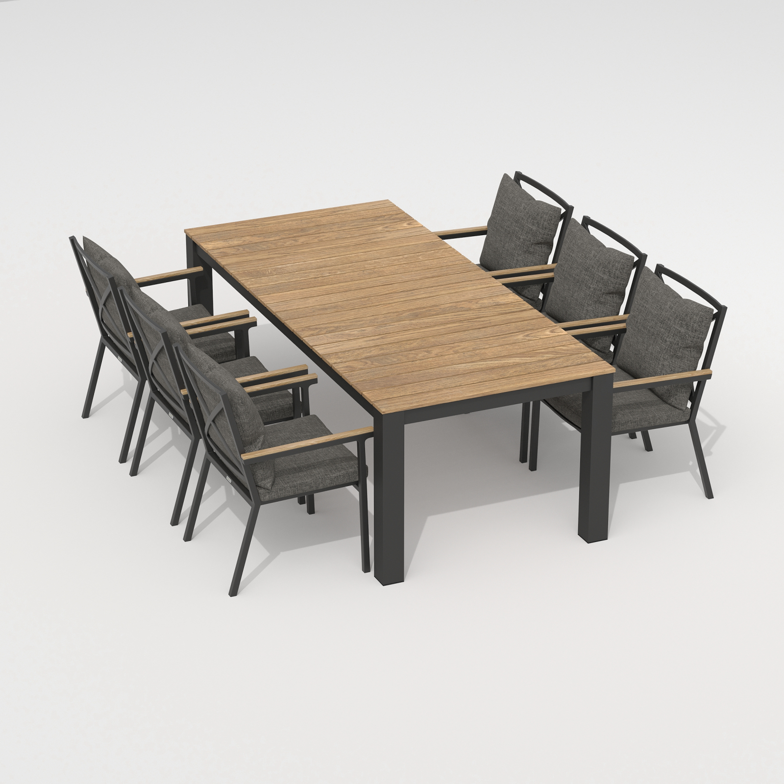 Стол обеденный ТЕЛЛА XL из тика 300x100